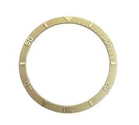 XTINKOPW 1 pz. Lunetta for orologio in acciaio, retro galvanica, anello for orologio in rilievo, accessori for orologi, diametro esterno 36,5 mm, diametro interno 30,6 mm(Gold)