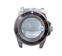 XTINKOPW 1 pz NH35 40mm Cassa for orologio in acciaio inossidabile Cristallo zaffiro 120 Click Lunetta for movimenti NH34/NH36 Accessori Quadrante da 28,5mm(T1B/4/30,Solid back cover)