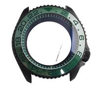 XTINKOPW 1 pz NH35 Custodia 41,5 mm Nero opaco con lunetta in ceramica in vetro a cupola Adatto for movimento NH35 NH36 Orologio con movimento a ore 3,8(No.19)