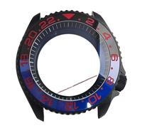 XTINKOPW 1 pz NH35 Custodia 41,5 mm Nero opaco con lunetta in ceramica in vetro a cupola Adatto for movimento NH35 NH36 Orologio con movimento a ore 3,8(No.15)