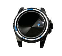 XTINKOPW 1 pz NH35 Sub/GMT 40mm Cassa for orologio nera 120 Click Bezel for movimento meccanico automatico NH34/NH35/NH36 Quadrante da 28,5mm Accessori(Magenta,Solid back cover)