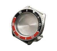 XTINKOPW 1 pz SKX007 Cassa for orologio Vetro zaffiro piatto Adatto for movimento NH35 NH36 4R 6R 7S Quadrante da 28,5 mm Parti di riparazione for cassa for orologio da uomo(30)