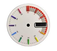 XTINKOPW 1 quadrante da 28,5 mm Adatto for Movimento NH36 può comporre 3 in Punto/3,8 in Punto quadrante Calendario Doppio quadrante Orologio Luminoso C3(5)
