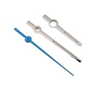 XTINKOPW 1 quadrante da 31 mm adatto for orologio Miyota 8285 con giorno e data, calendario modificato, visualizzazione settimanale, numeri romani luminosi blu(H6 silvery blue)