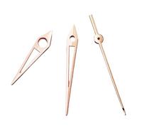 XTINKOPW 1 set di lancette for orologi compatibili con NH35 NH36, colore verde, argento, oro e blu, parti movimento automatico(Rose gold)
