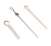 XTINKOPW 1 set di lancette for orologio 12,5 * 12 * 8 verde luminoso argento oro pistola for NH35 NH36A 7S26 7S36 4R35 4R3 movimento orologi accessori(Rose Gold)