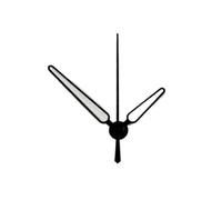 XTINKOPW 3 pezzi di lancette for orologi Nautilus Needle modificate, puntatori neri, argento e oro, adatte for movimenti NH34, NH35, NH36, 7S26, 4R35, 4R36(Black)