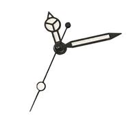 XTINKOPW 3 pezzi di lancette for orologio con bordo nero, ago bianco, ago luminoso verde, accessori for la conversione dell'orologio for movimenti NH35/NH36/4R/7S(Black)