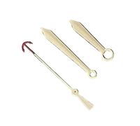XTINKOPW 3 pezzi di lancette modificate for orologi, lancette dei secondi con ancoraggio, puntatore in oro rosa e argento, accessori for orologi adatti ai movimenti NH35 / NH36 / 4R / 7S(Gold)
