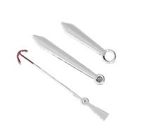 XTINKOPW 3 pezzi di lancette modificate for orologi, lancette dei secondi con ancoraggio, puntatore in oro rosa e argento, accessori for orologi adatti ai movimenti NH35 / NH36 / 4R / 7S(Sliver)
