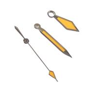 XTINKOPW 3 pezzi di lancette super luminose for orologi adatte for NH35A NH36A 7s26 4r15 7009 SKX con movimento automatico, aghi for orologi da polso con lume arancione.