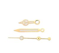 XTINKOPW 3 pezzi Lancette for orologio C3/bgw9 Blu Verde Luminoso Adatto for movimento NH-35-36 Orologio da polso meccanico Accessori Argento Oro Oro rosa Nero(17,Fit EAT2824)