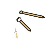 XTINKOPW Kit di 3 aghi for orologi con bordo nero e arancione for ETA 6497 6498 ST3600 3620, parti e accessori for la riparazione di orologi con movimento della serie