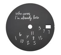 XTINKOPW Quadrante dell'orologio da 28,5 mm con calendario singolo, adatto for movimento automatico NH34 NH35 NH36, finestrella della data, numeri arabi, quadrante bianco e nero(WZ-N-521)