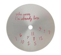 XTINKOPW Quadrante dell'orologio da 28,5 mm con calendario singolo, adatto for movimento automatico NH34 NH35 NH36, finestrella della data, numeri arabi, quadrante bianco e nero(WZ-N-536)