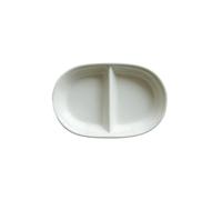 XTJS56QB Ciotoline Aperitivo Piatti in porcellana for ristoranti, stoviglie for la casa, pentole calde, salse barbecue, condimenti per condimenti(White Dish)