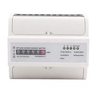 XTM1250S-U - Misuratore di energia multifunzione digitale 3 fasi, 4 fili KWh, contatore di corrente a 6 cifre, 20 (80) A