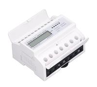 XTM1250SA 3 Phase Energy Meter, Electricity Usage Monitor with Clear LCD Display, DIN Rail Mount Power Meter for Sub Metering, 3x15(60) A 220V 380V Three Phase Four Wire System