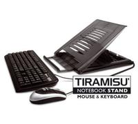 TIRAMISU' SUPPORTO STAND NOTEBOOK CON MOUSE E TASTIERA CON FILO