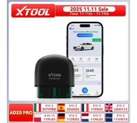 XTOOL AD20Pro Scanner OBD2 wireless Strumento diagnostico BT per iOS Android Lettore di codici automatici Scansione di tutti i sistemi Ripristino olio Aggiornamento gratuito