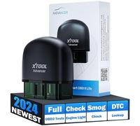 XTOOL Advancer AD20 - Lettore di codici per auto per Android/iOS/iPhone, scanner wireless OBD2 BT con test I/M Readiness Smog, controllo spia motore, test EVAP, versione aggiornata di XTOOL AD10,