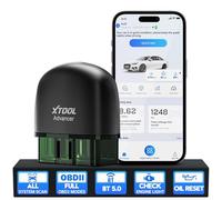 XTOOL Advancer AD20 Pro Wireless OBD2 Scanner diagnostico strumento adatto per iPhone e Android, lettore di codici auto migliorato con tutti i sistemi di scansione, ripristino olio, spegnimento cel,