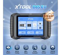 XTOOL D8S Tutti i sistemi Strumenti diagnostici automobilistici Programmazione chiave Codifica ECU Test attivo 42+ Ripristini Mappa Toplogy CANFD DOIP FCA Autoauth OBD2 Scanner di controllo