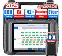 XTOOL D8W OBD2 Auto Diagnostica in Italiano 2025 con Mappa Topologica, Codifica ECU online, 42+ Servizi, Scanner Bidirezionale, V.A.G Guided, PMI, CANFD&DOIP, Sistema Completo, 3 Anni Aggiornamenti