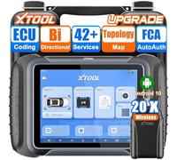 XTOOL D8W Strumento di scansione bidirezionale wireless, scanner OBD2 assistito da AI, con topologia, aggiornamenti di 3 anni, ECU C0ding, PMI, 42+ reset, scanner diagnostico completo per auto