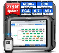 XTOOL D9S PRO Strumenti diagnostici per auto Programmazione ECU Codifica oltre 45 servizi Guida FD FCA DOIP VAG Scanner di diagnosi intelligente