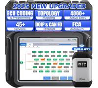 XTOOL D9S PRO V2.0 Diagnostica Auto OBD2, Mappa Topologica, Programmazione e Codifica ECU, 45+ Funzioni, Diagnostica Completa Bidirezionale, FCA/DoIP/CAN FD, 3 Anni di Aggiornamenti Gratuiti