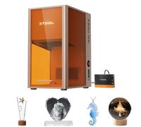 xTool F2 Ultra UV Incisore Laser 5W Professionale per Vetro e Cristallo, Marcatore Laser Industriale per Ceramica e Plastica, Macchina Incisione 3D Galvo 15000mm/s per Regali Aziendali e Lab Orafi