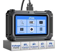 XTOOL Scanner D5S OBD2 2025 Lettore di codice per auto e camion con 15 funzioni di ripristino, riattivazione del sensore di manovella, FCA AutoAuth, CAN FD per GM, strumento motore ABS SRS
