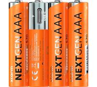 Xtorm NextGen - Batterie AAA ricaricabili con USB-C, confezione da 4