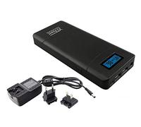 XTPower - Accumulatore di Energia Include Alimentatore (XT-20000QC3-PA) - Moderna DC + USB QC3 Batteria con 20400 mAh per Tablet Laptop iPhone Galaxy (20100mAh / 2xUSB, QC3, 12V - 24V 65W)