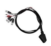 XTPTFABS Cavo da scart RGB femmina a 4 BNC + cavo audio compatibile con Sega Genesis, Saturn, Super Nint-endo, Neo-Geo, PlayStation e altri sistemi che emettono RGB tramite SCART