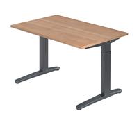 XTRA XB 12 GG | Scrivania - 120x80 Noce regolabile in altezza