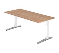 XTRA XB 19 WC | Scrivania 180x80 regolabile in altezza Noce