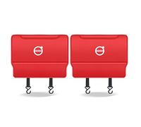 XTRDGHUG 2 Organizer per Sedili Posteriori per Auto, per Volvo S60 Facelift 2018, Copri con Portaoggetti, Impermeabile, per Lungo Viaggio,F