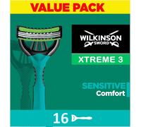 Xtreme 3 da uomo Sensitive Set di 16 rasoi usa e getta