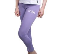 XTREME BOXING - Leggings Donna in Cotone Leggero, Morbidi e Comodi, Ideali per Palestra, Fitness, Yoga, Running e Tempo Libero Colori Assortiti XLEG301 (L, Lilla)