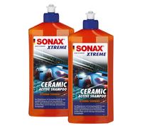 Xtreme Ceramica Active Shampoo 02592000 Sonax 2x 500 ML Shampoo Auto Sigillante