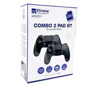 Xtreme - Confezione 2 Pad Compatibili Ps4 Senza Filo 20001-nero Xtreme