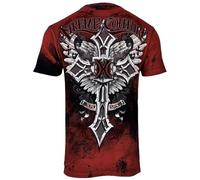 Xtreme Couture by Affliction - Maglietta da uomo Brigadier Y2K, nero, 3XL