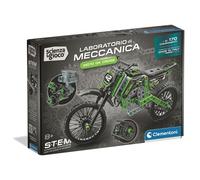 Clementoni Scienza e Gioco Build - Moto Da Cross, Laboratorio Di Meccanica Bambini 8+ Anni, Set Costruzioni Oltre 170 Componenti, Ingegneria E Manualità, Made In Italy, Lingua Italiana, 19460