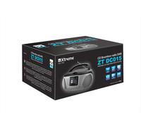 Xtreme ZT RADIO DAB CD BOOMBOX ZT DC015 Portatile Digitale Nero, Argento