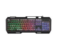 Xtreme Videogames Tastiera Gaming Metallo USB ZOE Retroilluminata 34642