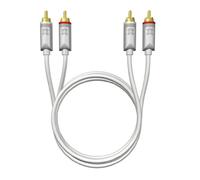 XtremeMac Analog Audio Cable HD, 2m cavo audio Grigio