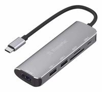 XtremeMac dockingstation USB Type-C 5000 Mbit/s Grigio - Nouvo