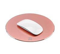 XtremeMac - Tappetino per Mouse in Alluminio | Mouse Pad Rivestito con Gomma Antiscivolo | Stabile e Stiloso | Dura a Lungo - Oro Rosa